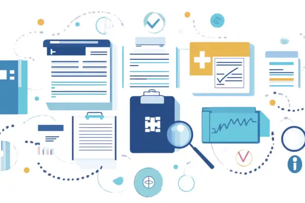 Featured image explaining what a clinical audit is, focusing on assessing healthcare practices against set standards.