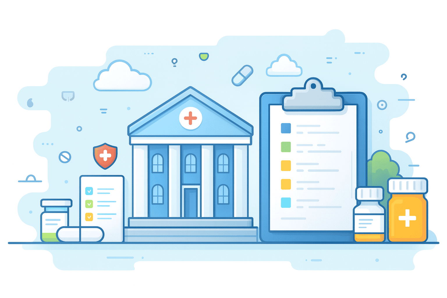 Pharmacist supporting a patient with formulary changes in a healthcare setting, symbolising medicines optimisation and patient understanding in primary care.
