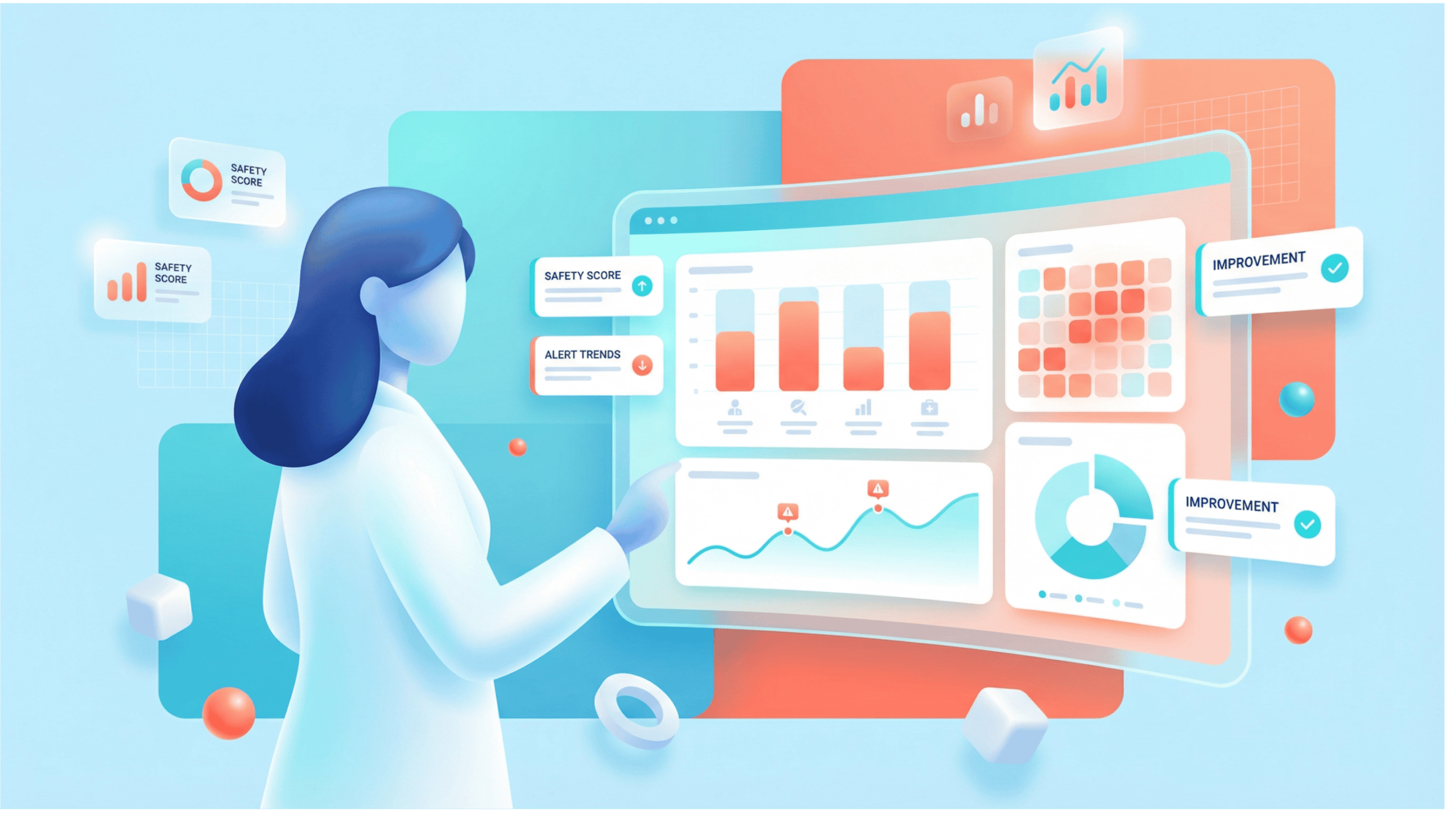 Analyzing a digital health dashboard focused on patient safety and medication management.