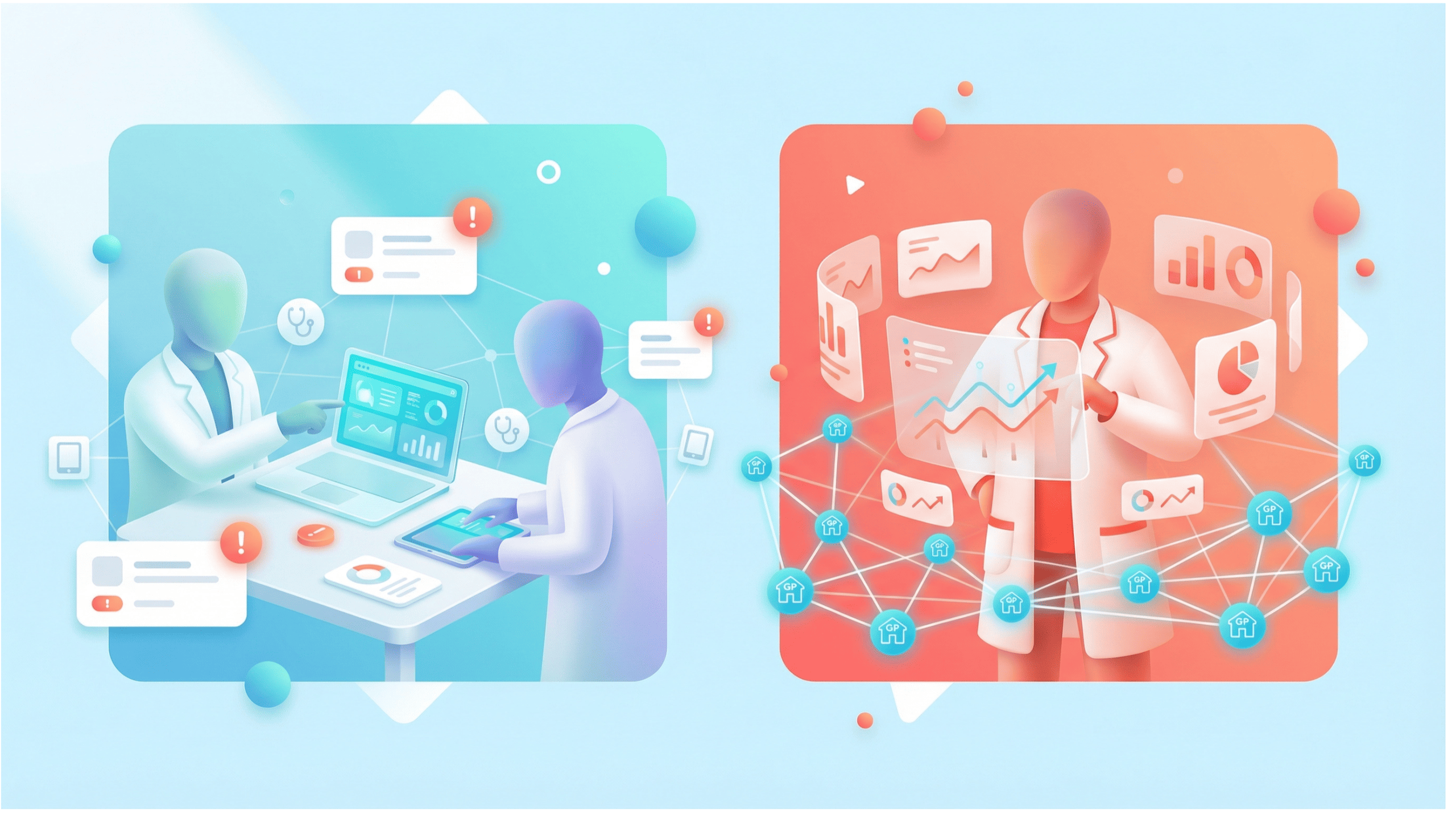 Cutting-edge digital healthcare collaboration in primary care with clinical pharmacy services.