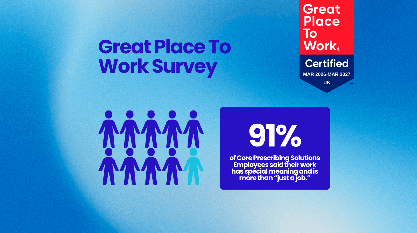 Healthcare clinic team working together in primary care setting.