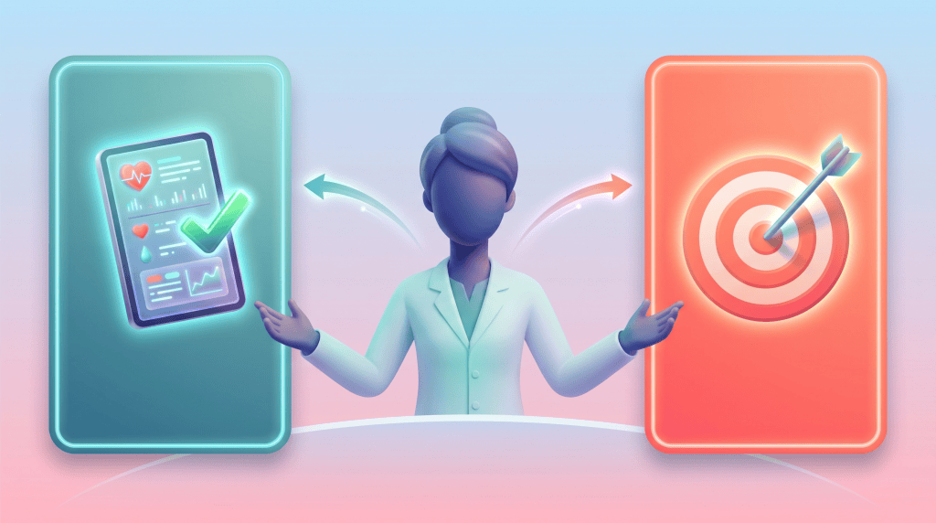 Independent prescribing pharmacist issuing targeted treatment for a specific condition in the UK.