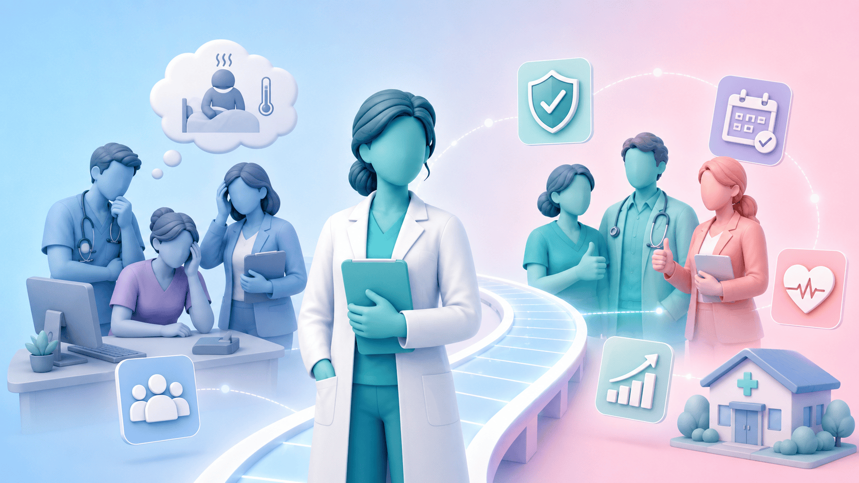 A clinical pharmacist's absence causing disruption, with a clear path to effective cover and service continuity for GP practices and PCNs.