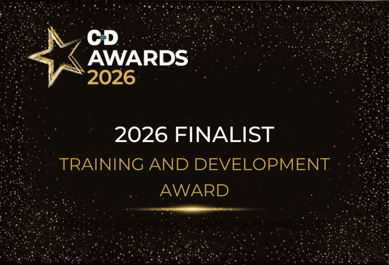 2026 CD Awards finalist badge with star and gold accents.