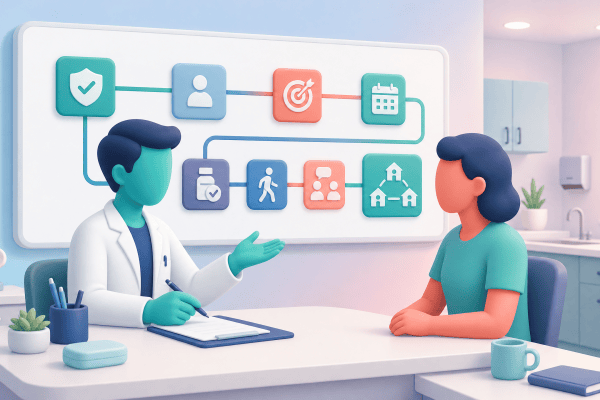 Clinical pharmacist coordinating chronic pain reviews across connected PCN member practices.