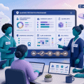 PCN healthcare professionals planning a seasonal vaccination programme using population health data, workforce coordination and targeted patient recall.