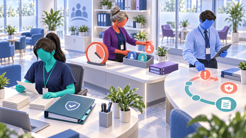 GP, pharmacist and PCN leaders using separate clinical-safety and contract-performance escalation pathways with named owners and closure evidence.